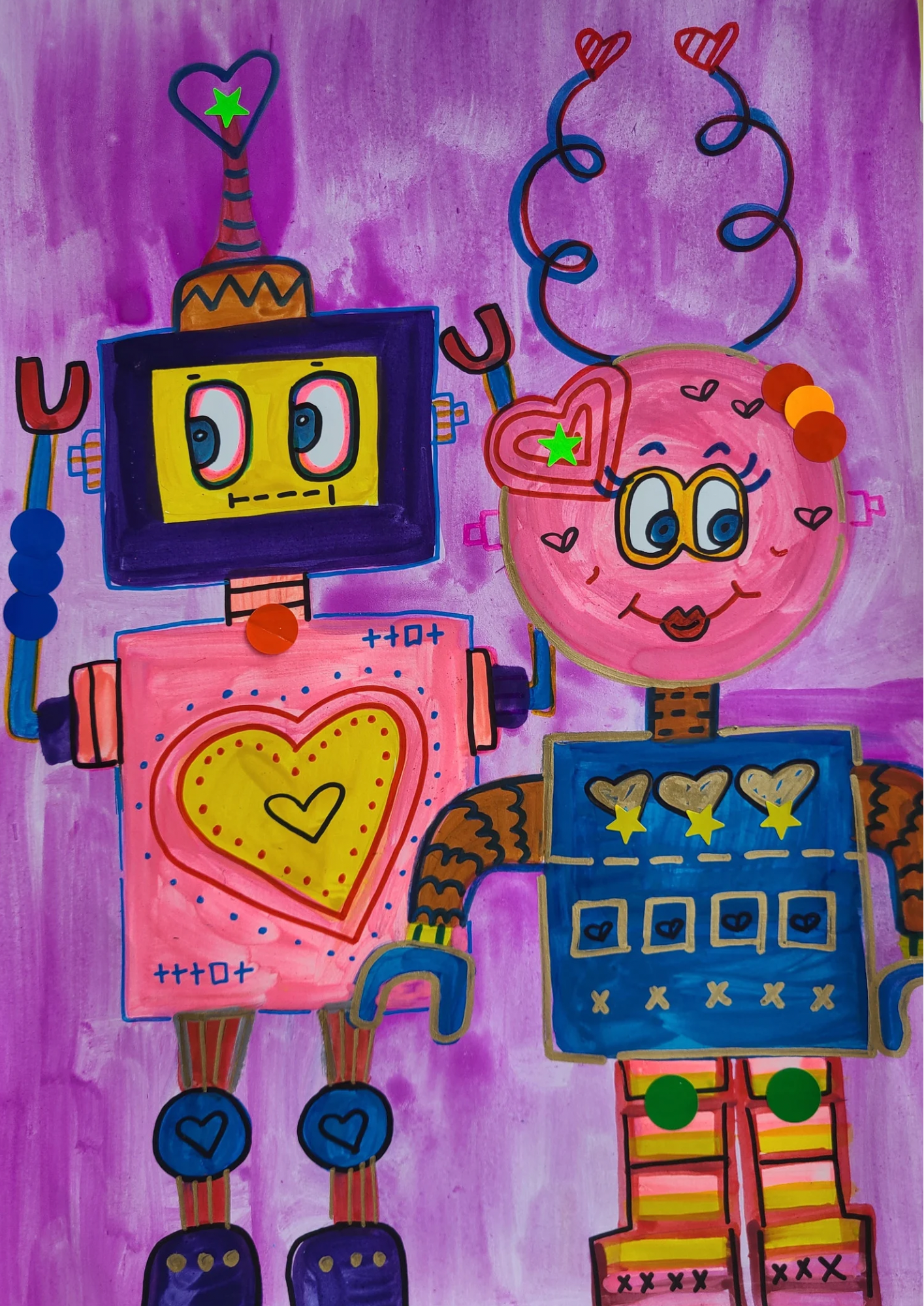 Robot Love Art Kit